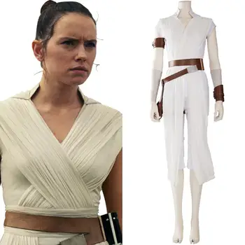 Adult Star Wars: The Rise of Skywalker Rey Cosplay Costume Full Set Halloween Carnival Costumes For Women Female Custom Made
Adult Star Wars: The Rise of Skywalker Rey Cosplay Costume Full Set Halloween Carnival Costumes For Women Female Custom Made