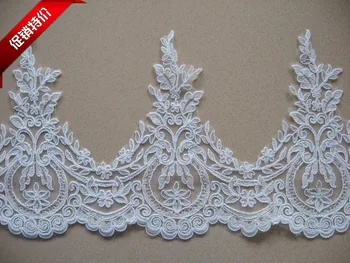 15 yard /lot embroidered lace trim cotton lace trim cord lace fabric trim white lace fabric for wedding dress
15 yard /lot embroidered lace trim cotton lace trim cord lace fabric trim white lace fabric for wedding dress