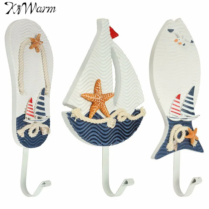 KiWarm Mediterranean Style Wooden Nautical Coat Hat Clothes Towel Wall Hooks Hangers For Home Bathroom Hanging Decoration
KiWarm Mediterranean Style Wooden Nautical Coat Hat Clothes Towel Wall Hooks Hangers For Home Bathroom Hanging Decoration