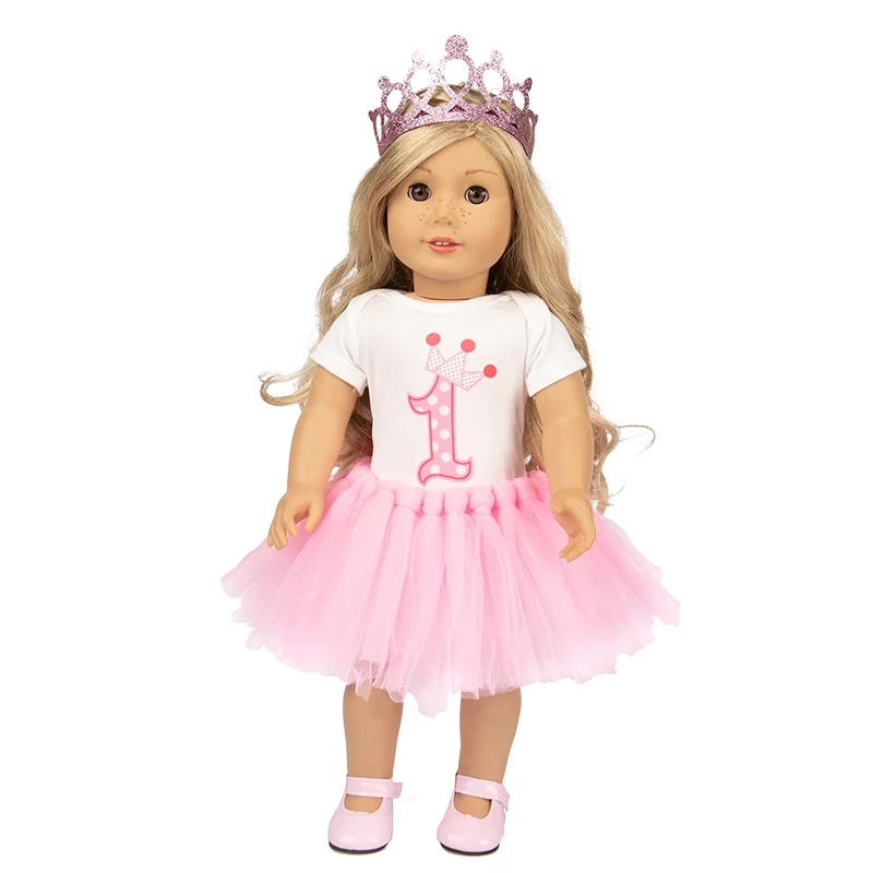 Fit 18 Born Baby inch Doll Clothes accessories 43cm Girl Pink Red Color Digital Crown Skirt Suit For Baby Birthday Gift
Fit 18 Born Baby inch Doll Clothes accessories 43cm Girl Pink Red Color Digital Crown Skirt Suit For Baby Birthday Gift