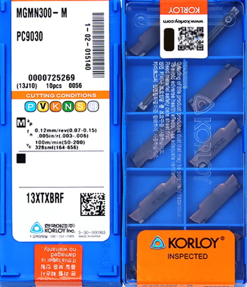 MGMN150-G MGMN200-G MGMN250-G MGMN300-M MGMN400-M MGMN500-M MGMN600-M PC9030 10pcs/set KORLOY carbide insert | Инструменты