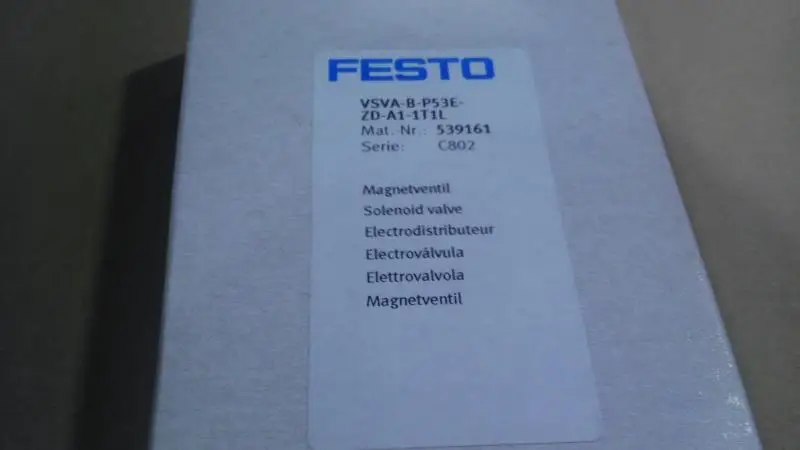 NEW&ORIGINAL VSVA-B-P53E-ZD-A1-1T1L 539161 ORIGINAL VSVA-B-P53E-ZD-A1-1T1L SOLENOID VALVE VSVA-B-P53E-ZD-A1-1T1L 539161
NEW&ORIGINAL VSVA-B-P53E-ZD-A1-1T1L 539161 ORIGINAL VSVA-B-P53E-ZD-A1-1T1L SOLENOID VALVE VSVA-B-P53E-ZD-A1-1T1L 539161