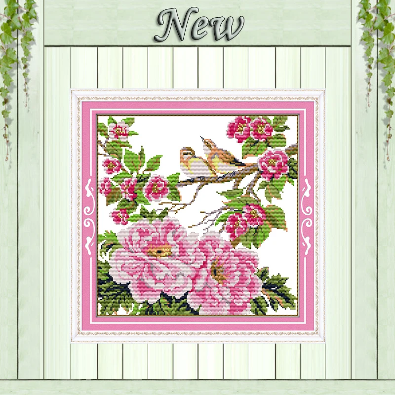 Flowers and little birds painting 11CT patterns print on canvas 14CT needlework diy dmc cross chinese stitch Set Embroidery kits
Flowers and little birds painting 11CT patterns print on canvas 14CT needlework diy dmc cross chinese stitch Set Embroidery kits