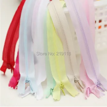 Invisible zipper/40cm length/Material for sewing/Garment accessories/High intensity dress,pillow,cushion zipper/50pcs/lot
Invisible zipper/40cm length/Material for sewing/Garment accessories/High intensity dress,pillow,cushion zipper/50pcs/lot
