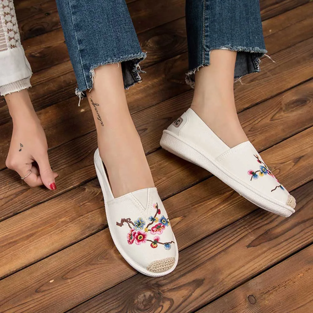 new zapatos mujer 2019 Women Ladies Fashion Round Toe Flat With Embroider Loafers Casual Canvas shoes woman #3
new zapatos mujer 2019 Women Ladies Fashion Round Toe Flat With Embroider Loafers Casual Canvas shoes woman #3