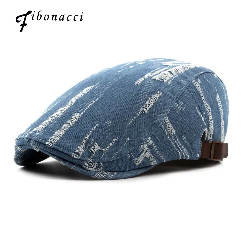 Fibonacci Spring Autumn Beret Men Women Denim Cotton Holes Do The Old Newsboy Hat
Fibonacci Spring Autumn Beret Men Women Denim Cotton Holes Do The Old Newsboy Hat