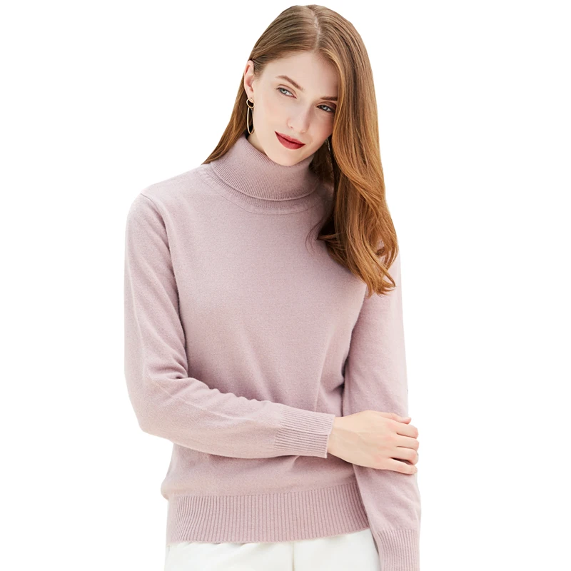 Autumn and winter high lapel cashmere sweater female 100% cashmere pullover sweater bottoming sweater slim sweater
Autumn and winter high lapel cashmere sweater female 100% cashmere pullover sweater bottoming sweater slim sweater