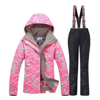 Women Ski Suits Jackets + Pants Warm Winter Waterproof Skiing Snowboarding Clothing Set ski jacket and pant
Women Ski Suits Jackets + Pants Warm Winter Waterproof Skiing Snowboarding Clothing Set ski jacket and pant