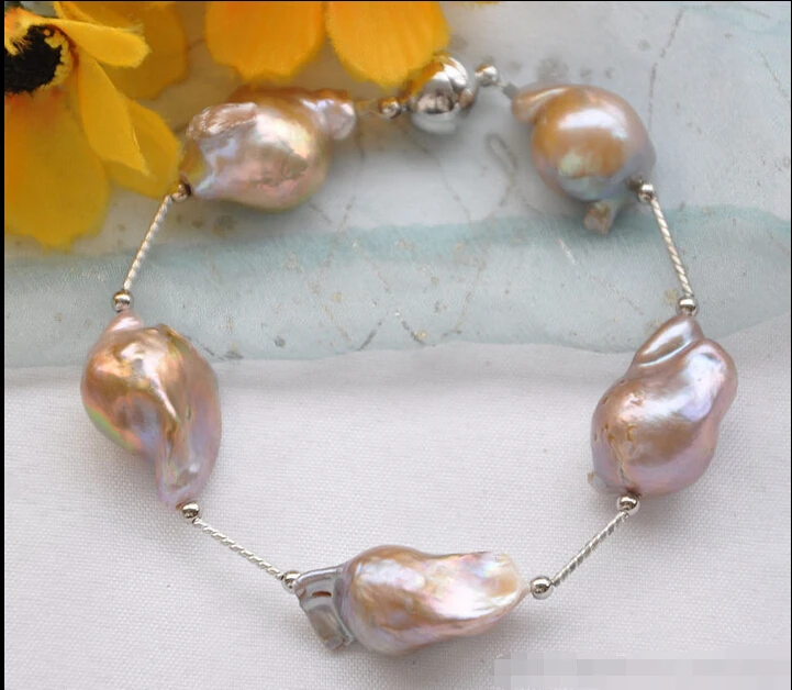 FREE SHIPPING ******* z5604 8" 17mm lavender BAROQUE KESHI REBORN PEARL gild 5star bracelet
FREE SHIPPING ******* z5604 8" 17mm lavender BAROQUE KESHI REBORN PEARL gild 5star bracelet