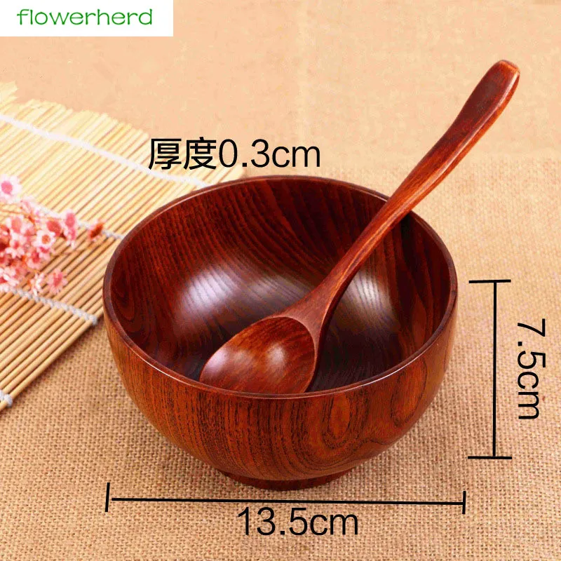 Large soup bowl with spoon wood handmade healthy food containers dinner dishes vintage salad rice Japanese style tableware bowl
Large soup bowl with spoon wood handmade healthy food containers dinner dishes vintage salad rice Japanese style tableware bowl