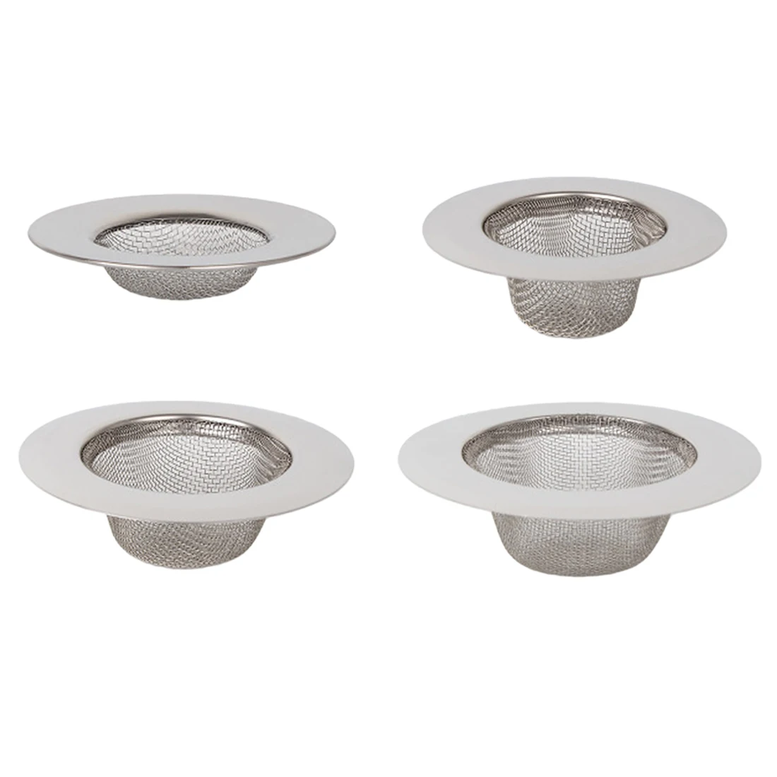 Stainless Steel Kitchen Mesh Sink Stopper Plug forBathroom Drain Drainer Strainer Basin Water Rubber Sink Filter Cover Sinkhole
Stainless Steel Kitchen Mesh Sink Stopper Plug forBathroom Drain Drainer Strainer Basin Water Rubber Sink Filter Cover Sinkhole
