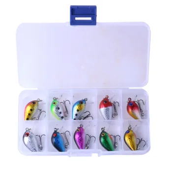 10pc High quality Crank Fishing Hard lure bait set kit with case Storage box Crankbait swimbait minnow kit bass japan carp pesca
10pc High quality Crank Fishing Hard lure bait set kit with case Storage box Crankbait swimbait minnow kit bass japan carp pesca