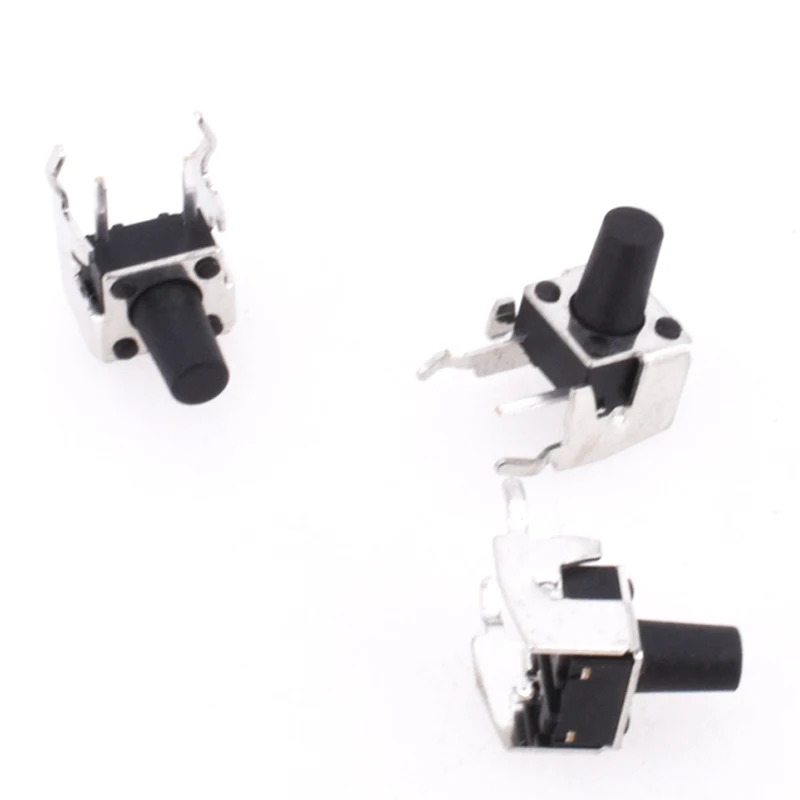 50Pcs Right Angle 2 Pin Momentary Tactile Tact Push Taste Switch 6*6*9mm 