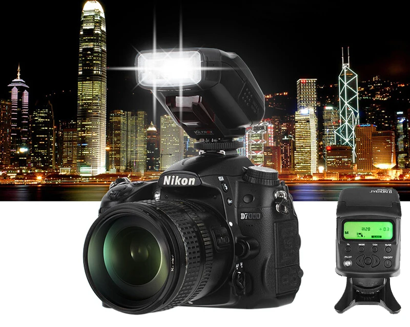 Мини камера Viltrox JY 610NII TTL с ЖК вспышкой Speedlite для Nikon D700 D800 D810 D3100 D3200 D5200 D5300 D7000 D7200