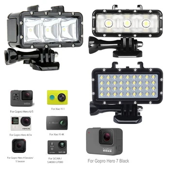 

Underwater Diving LED Flash Light Video lamp For GoPro Hero7 hero5 3+4 4S for Xiaomi yi 4K Lite SJCAM SJ4000 SJ6 Mijia EKEN H9