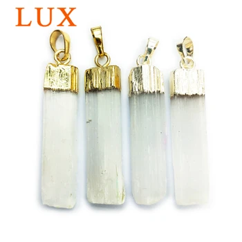 Silvers Gold color plated White color Rectangle Shape Natural Druzy Gypsum Pendant Gem stone Connector beads Jewelry findings
Silvers Gold color plated White color Rectangle Shape Natural Druzy Gypsum Pendant Gem stone Connector beads Jewelry findings