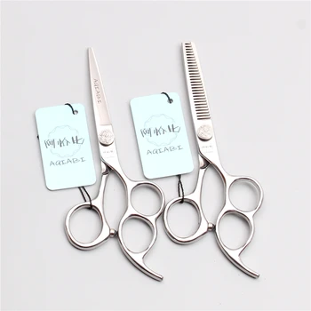 6" 17.5cm Japan 440C AQIABI Silver Screw Hairdressing Scissors Cutting Shears Thinning Scissors Set of Tools Hair Scissors A9011
6" 17.5cm Japan 440C AQIABI Silver Screw Hairdressing Scissors Cutting Shears Thinning Scissors Set of Tools Hair Scissors A9011