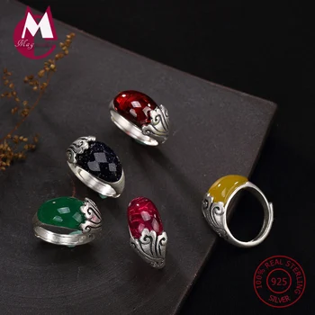 Inlaid Natural stone Chalcedony Cloud Simple Adjustable Ring 100% S990 Sterling Silver Jewelry 2019 Women Wedding LOVE Ring R25
Inlaid Natural stone Chalcedony Cloud Simple Adjustable Ring 100% S990 Sterling Silver Jewelry 2019 Women Wedding LOVE Ring R25