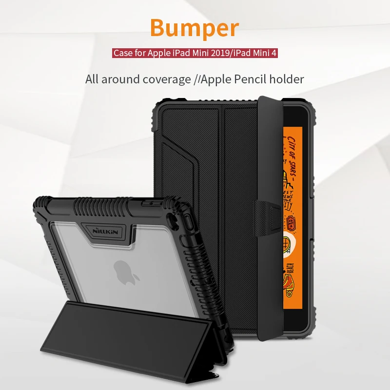 For iPad Mini 4 Case for iPad Mini 2019 Shockproof TPU Soft Back Slim PU Leather Smart Wake/Sleep Cover +Tablet Screen protector
For iPad Mini 4 Case for iPad Mini 2019 Shockproof TPU Soft Back Slim PU Leather Smart Wake/Sleep Cover +Tablet Screen protector