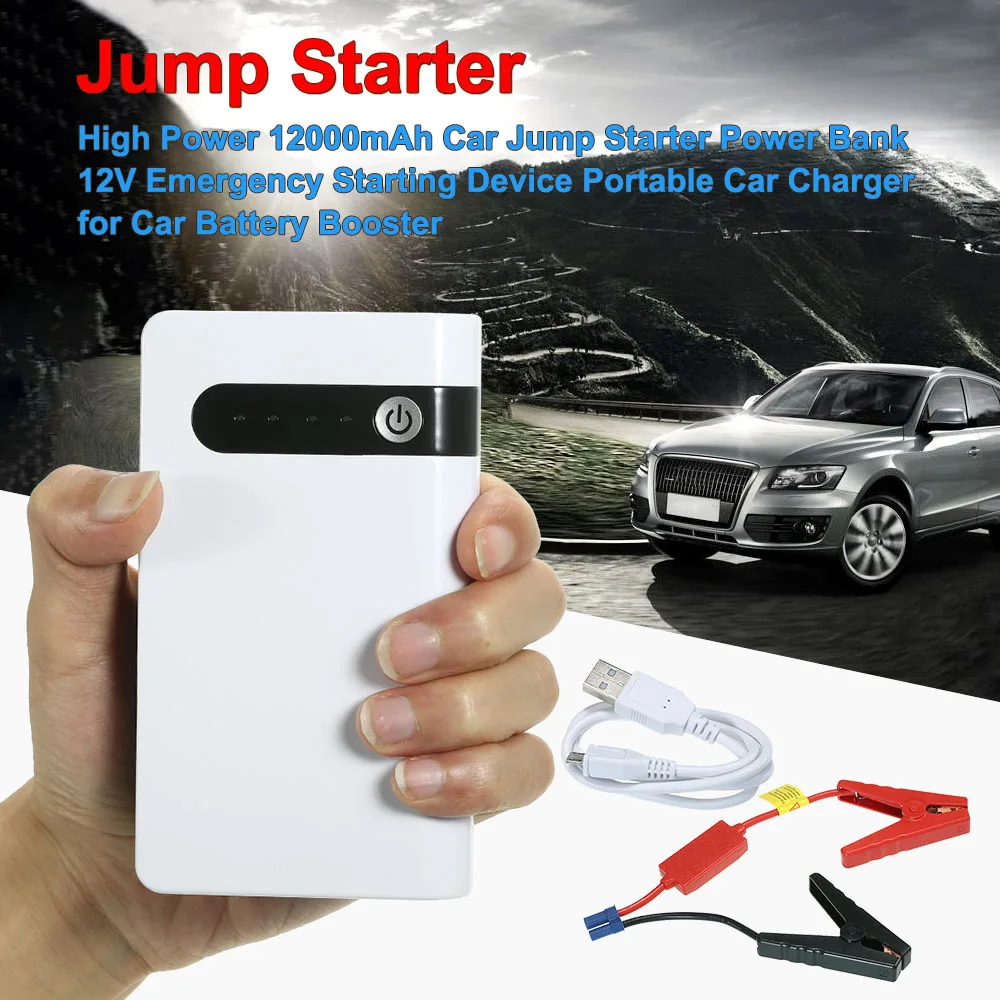 Car Jump Starter High Power 12000mAh Power Bank 12V Emergency Starting Device Portable Car Charger for Car Battery Booster
Car Jump Starter High Power 12000mAh Power Bank 12V Emergency Starting Device Portable Car Charger for Car Battery Booster