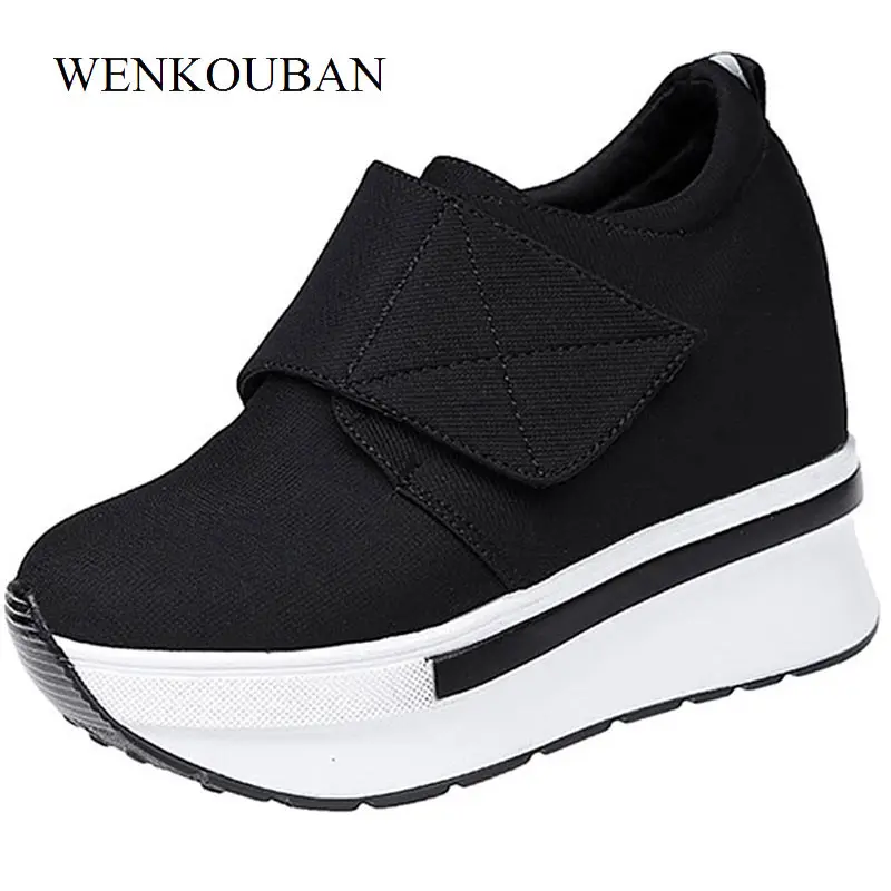 Tenis Feminino Casual Women Platform Sneakers Creepers Female Trainers Ladies High Platform Sneakers Black Zapatillas Mujer 5 cm
Tenis Feminino Casual Women Platform Sneakers Creepers Female Trainers Ladies High Platform Sneakers Black Zapatillas Mujer 5 cm
