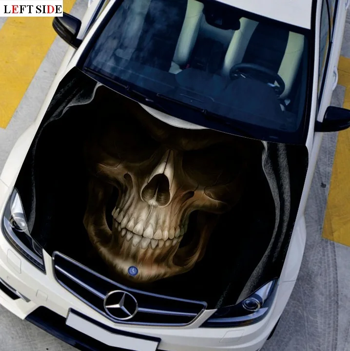 LEFT SIDE Car Sticker EMS Shipping 120*160 cm Car Engine Hood Sticker Head Skull Dark Decal Styling Decor Vinyl Cover Waterproof
LEFT SIDE Car Sticker EMS Shipping 120*160 cm Car Engine Hood Sticker Head Skull Dark Decal Styling Decor Vinyl Cover Waterproof