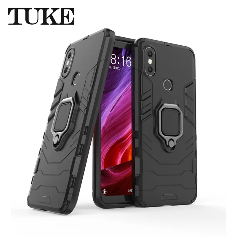 Бронированные Чехлы для Xiaomi Mi 9 8 Lite SE Pocophone F1 чехол-подставка с кольцом-держателем