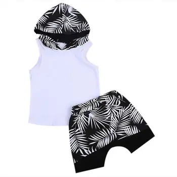 Casual Fashion Toddler Kids Baby Boys Cotton Soft Sleeveless Hooded Pullover Tank Tops Shorts 2PCS Set Printed Outfit Clothes
Casual Fashion Toddler Kids Baby Boys Cotton Soft Sleeveless Hooded Pullover Tank Tops Shorts 2PCS Set Printed Outfit Clothes