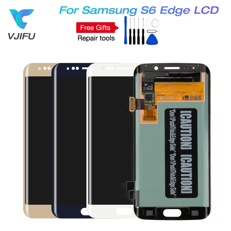 5 1 "супер AMOLED S6 Edge дисплей для SAMSUNG Galaxy edge LCD G925 G925I G925F сенсорный экран дигитайзер