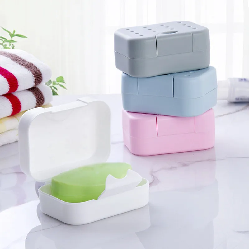 High Quality Waterproof Portable contenitore sapone travel soap box Travel Buckle Lid Toilets Soapbox Creative Storage Box
High Quality Waterproof Portable contenitore sapone travel soap box Travel Buckle Lid Toilets Soapbox Creative Storage Box