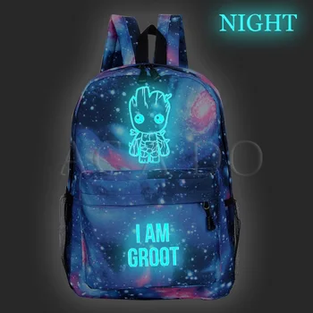 Guardians of The Galaxy Luminous Backpack I AM GROOT Kids Boys Girls Laptop Mochila Men Women Teens New Pattern School Rucksack
Guardians of The Galaxy Luminous Backpack I AM GROOT Kids Boys Girls Laptop Mochila Men Women Teens New Pattern School Rucksack
