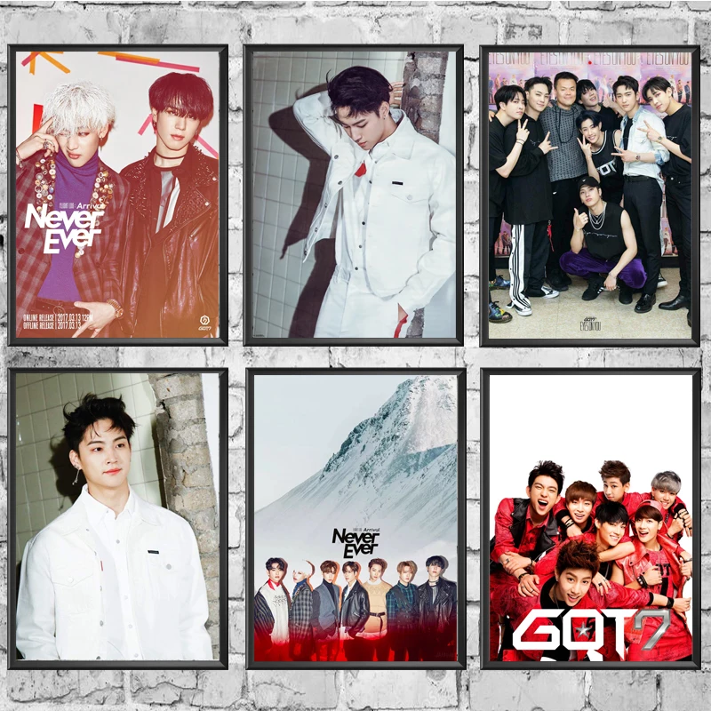 Korean team GOT7 Posters Good Quality Painting Coated Poster White Paper For Home Bar Wall Decor/Stickers
Korean team GOT7 Posters Good Quality Painting Coated Poster White Paper For Home Bar Wall Decor/Stickers