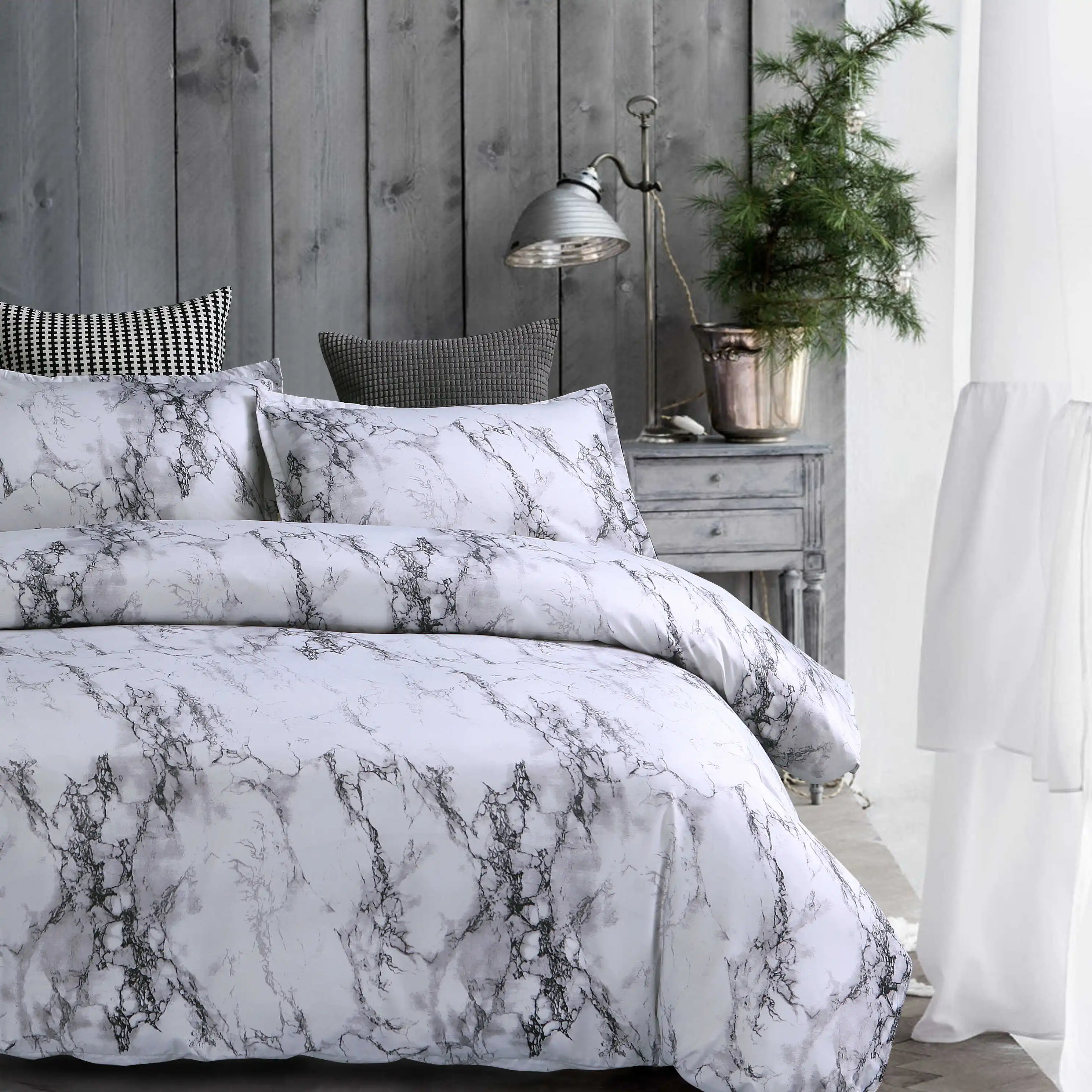 Bedding Set Printed Marble White Black Duvet Cover King Queen Size Quilt Cover Brief Bedclothes Comforter Cover 3Pcs
Bedding Set Printed Marble White Black Duvet Cover King Queen Size Quilt Cover Brief Bedclothes Comforter Cover 3Pcs