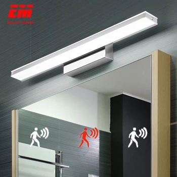 LED Mirror Light 42-52cm PIR Motion Sensor Waterproof Modern Cosmetic Acrylic Wall Lamp For Bathroom Light sconce lamp ZJQ0005
LED Mirror Light 42-52cm PIR Motion Sensor Waterproof Modern Cosmetic Acrylic Wall Lamp For Bathroom Light sconce lamp ZJQ0005