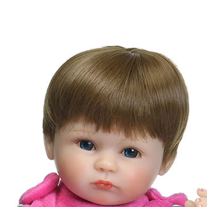 Handmade Brown and Gold High Temperature Wire Wig Short Suit 17'' Reborn Baby Dolls Accessories Realistic Baby Hair
Handmade Brown and Gold High Temperature Wire Wig Short Suit 17'' Reborn Baby Dolls Accessories Realistic Baby Hair