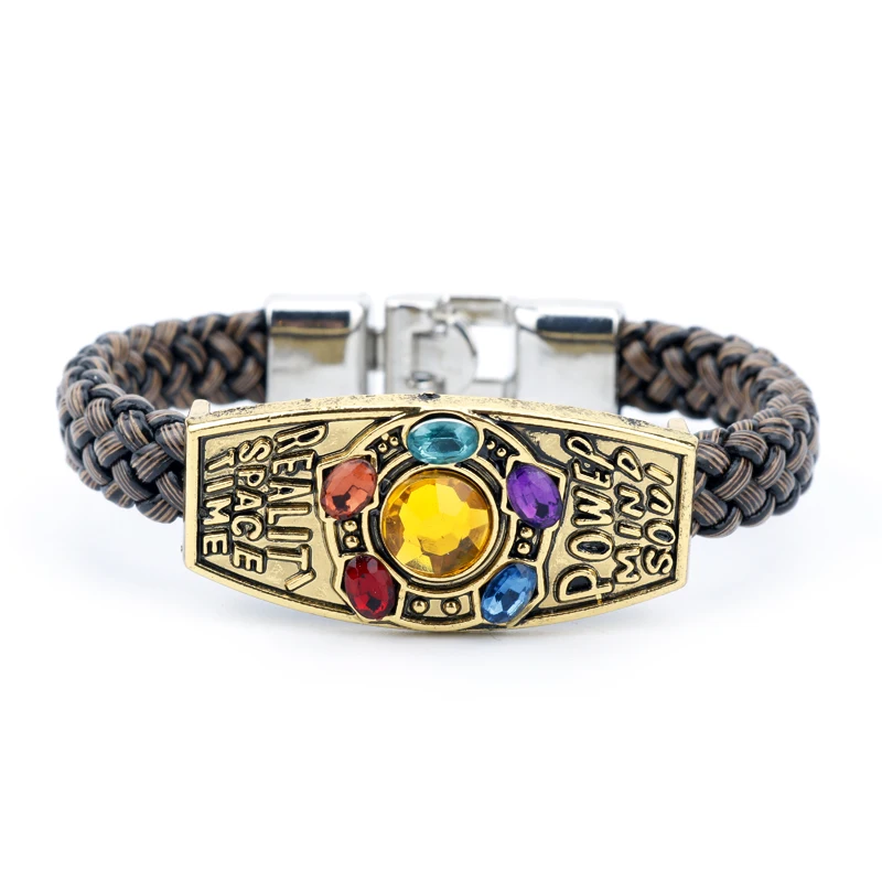 Fashion Jewelry Avengers Endgame Thanos Infinity Bracelet Gauntlet Power Bangle Energy Gem Bracelet Gift for Men Women Cosplay
Fashion Jewelry Avengers Endgame Thanos Infinity Bracelet Gauntlet Power Bangle Energy Gem Bracelet Gift for Men Women Cosplay