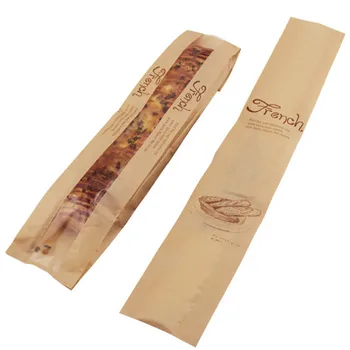 100pcs/lot-(10cm+4cm)x58cm Kraft paper packaging bags French bread bags DIY baking bag free shipping
100pcs/lot-(10cm+4cm)x58cm Kraft paper packaging bags French bread bags DIY baking bag free shipping