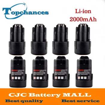 8PCS High Quality 10.8V Li-ion 2.0Ah Replacement Power Tool Battery for Bosch BAT411 2 607 336 014 PS40-2 PS20-2 PS10-2
8PCS High Quality 10.8V Li-ion 2.0Ah Replacement Power Tool Battery for Bosch BAT411 2 607 336 014 PS40-2 PS20-2 PS10-2