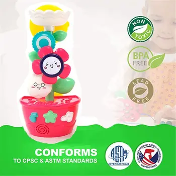 Fill Flow And Spin Flower Bath Toys With Watering Pot For Toddlers Babies Kids 1 2 3 Year Old Boys Girls Bathtub Toys Bath Wall
Fill Flow And Spin Flower Bath Toys With Watering Pot For Toddlers Babies Kids 1 2 3 Year Old Boys Girls Bathtub Toys Bath Wall