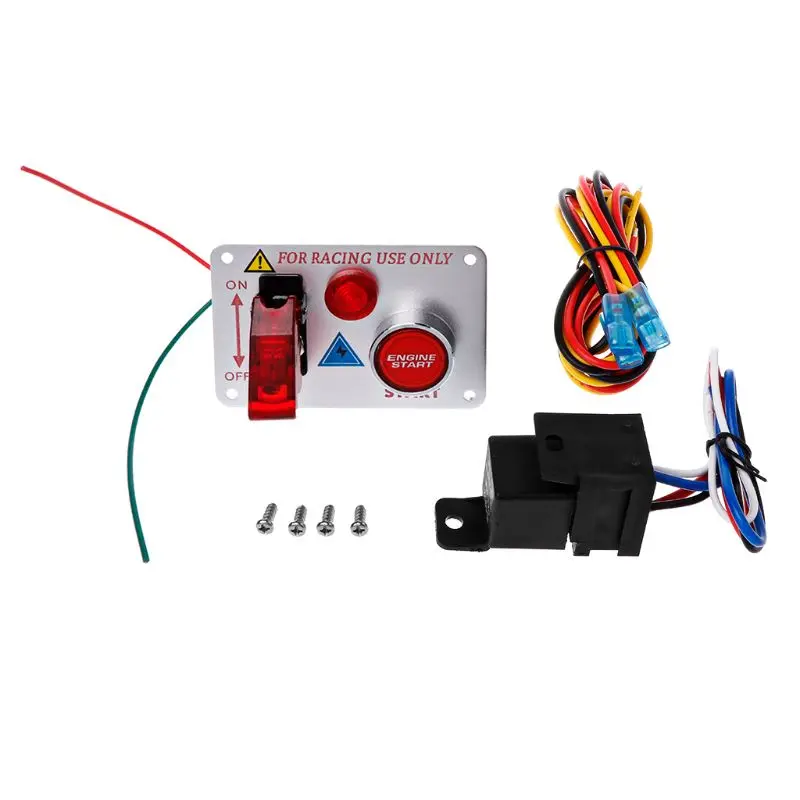 2017 Racing Car 12V Ignition Switch Panel Engine Start Push Button Red LED Toggle C45
2017 Racing Car 12V Ignition Switch Panel Engine Start Push Button Red LED Toggle C45