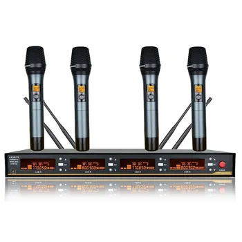 Bolymic studio microphone 4 CH UHF Diversity Wireless handheld Microphone microfono inalambrico
Bolymic studio microphone 4 CH UHF Diversity Wireless handheld Microphone microfono inalambrico