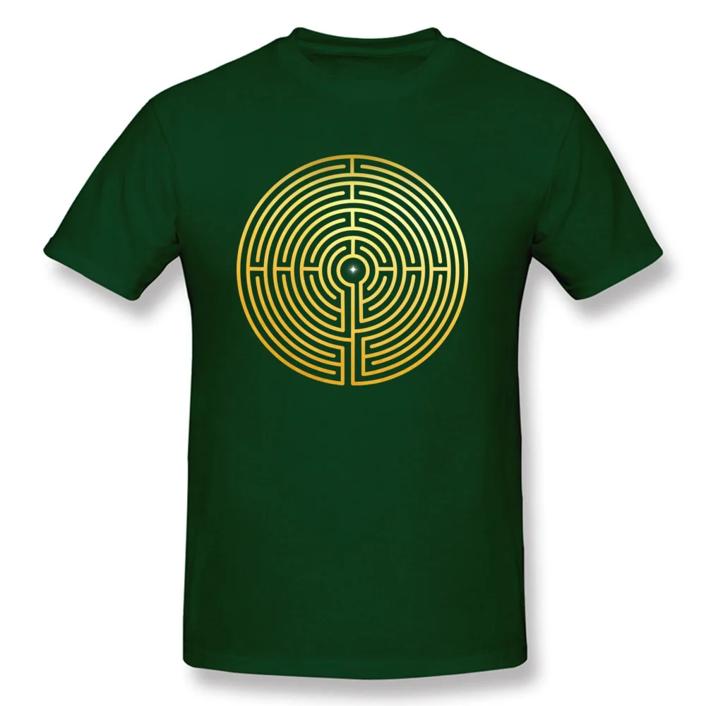 Printed On Labyrinth T Shirts New Coming Summer Fall Short Sleeve Crew Neck Tops & Tees 100% Cotton Boy Design Clothing Shirt Labyrinth dark