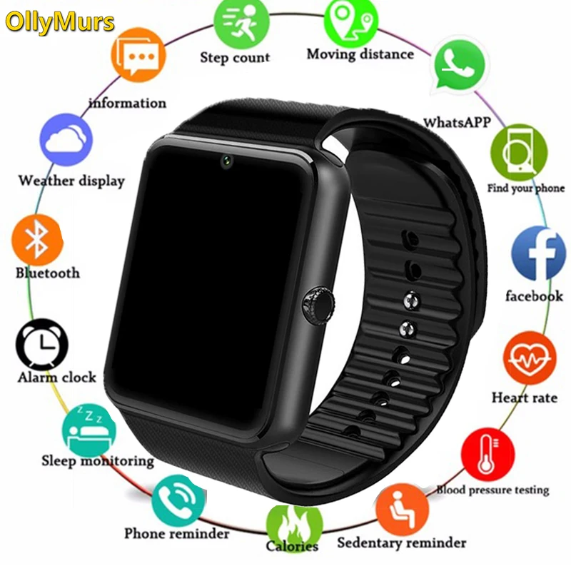 Smart Watch GT08 Clock Sync Notifier Support Sim TF Card Bluetooth Connectivity Android Phone Smartwatch Alloy Smartwatch Men
Smart Watch GT08 Clock Sync Notifier Support Sim TF Card Bluetooth Connectivity Android Phone Smartwatch Alloy Smartwatch Men
