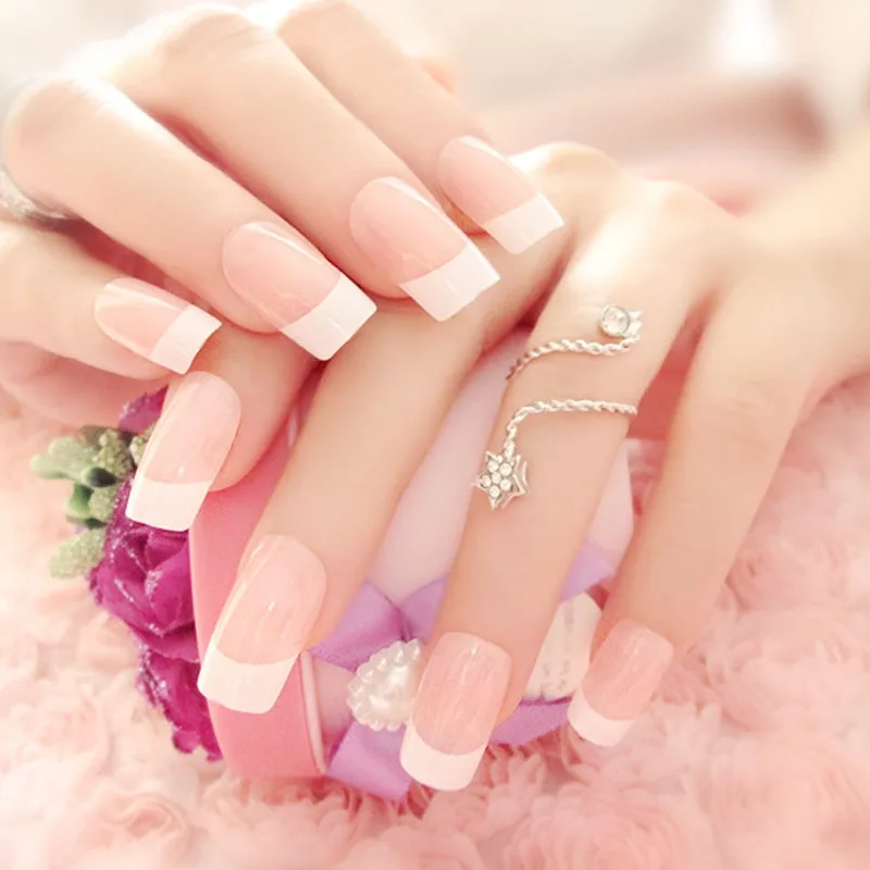 24 Pcs/Set French Long False Nails With Glue Wedding Bride Party Ladies Fake Full Nail Tips Mixed Size @ME88
24 Pcs/Set French Long False Nails With Glue Wedding Bride Party Ladies Fake Full Nail Tips Mixed Size @ME88