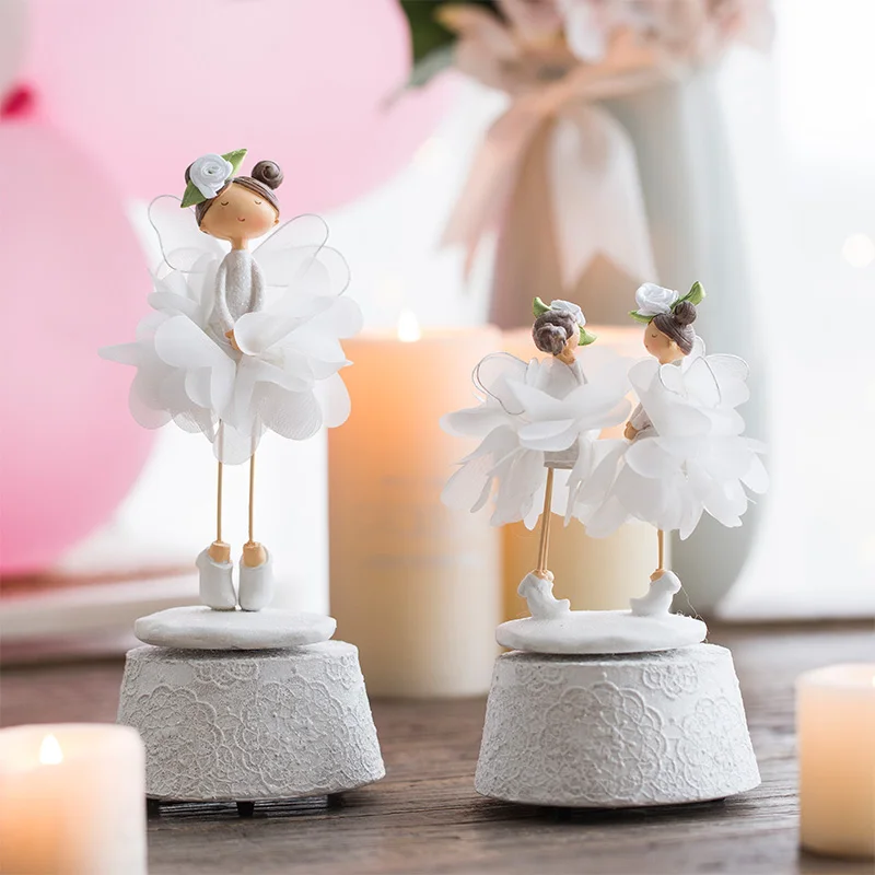 Miz 1 Piece Cute Flower Fairy Resin Home Desktop Decoration Office Accessories Gift for Girl Rotat Music Box
Miz 1 Piece Cute Flower Fairy Resin Home Desktop Decoration Office Accessories Gift for Girl Rotat Music Box