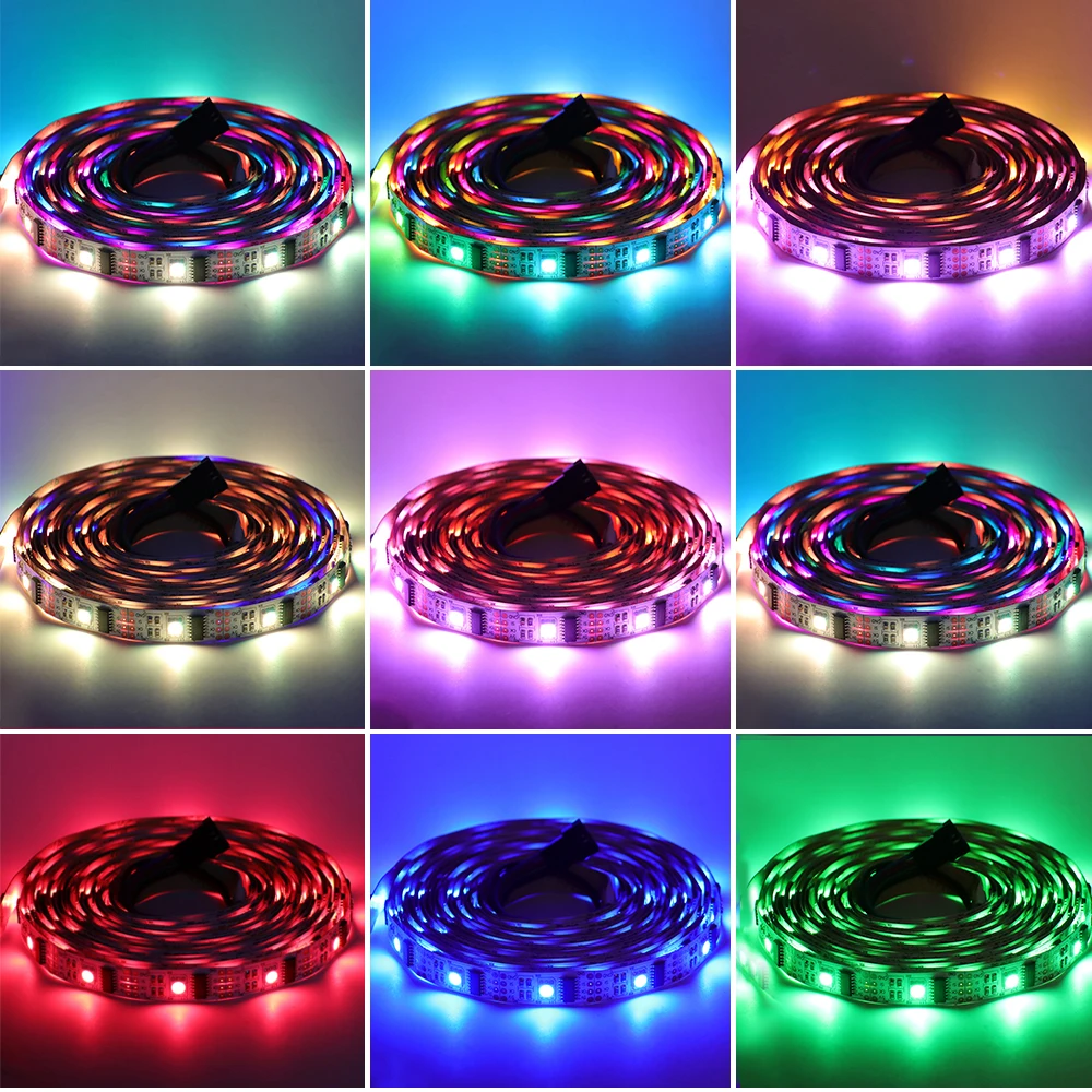 1m-5m-DC-5V-LED-Strip-IP67-Waterproof-WS2801-32LEDS-M-Flexible-Led-Tape-Lamp-Under (3)