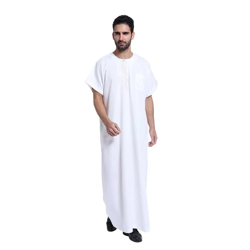 Muslim Islamic Clothing for men Arabia Embroidery abaya plus size dubai Men's Kaftan Short sleeves Jubba baju muslim pria
Muslim Islamic Clothing for men Arabia Embroidery abaya plus size dubai Men's Kaftan Short sleeves Jubba baju muslim pria
