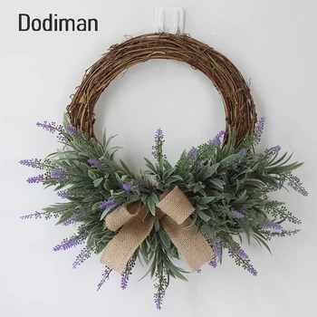 Nordic Artificial lavender garland wreath romantic fresh style weeding living dining rm door Hanging decorative
Nordic Artificial lavender garland wreath romantic fresh style weeding living dining rm door Hanging decorative
