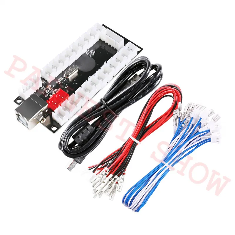 New Zero Delay USB Encoder for Raspberry Pi 2 Retropie & USB PC MAME Cabinet Black color USB Control Board for 1 player Diy Kits
New Zero Delay USB Encoder for Raspberry Pi 2 Retropie & USB PC MAME Cabinet Black color USB Control Board for 1 player Diy Kits