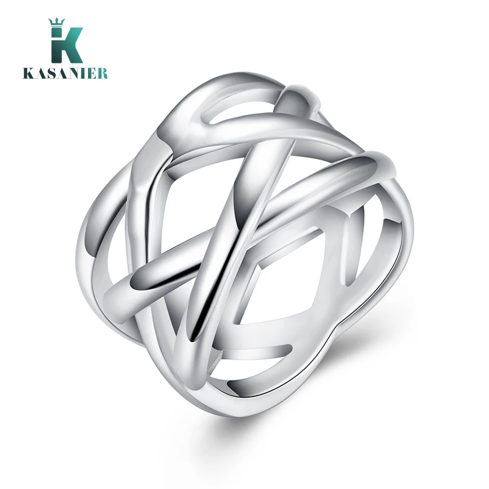 1pcs Free Shipping 2018 New silver engagement ring women Braided fashion Silver jewelry
1pcs Free Shipping 2018 New silver engagement ring women Braided fashion Silver jewelry